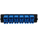 Loaded LGX Adapter Panel with 12x Simplex SC/UPC Singlemode - Black