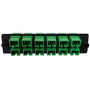 Loaded LGX Adapter Panel with 12x Simplex SC/APC Singlemode - Black