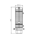 Fiber Optic Dome Splice Enclosure - 144 Fiber - IP68