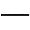 16 Port LC/LC Singlemode 9u Duplex Patch Panel - 19" Rackmount 1U