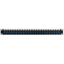 24 Port LC/LC Singlemode 9u Duplex Patch Panel - 19" Rackmount 1U