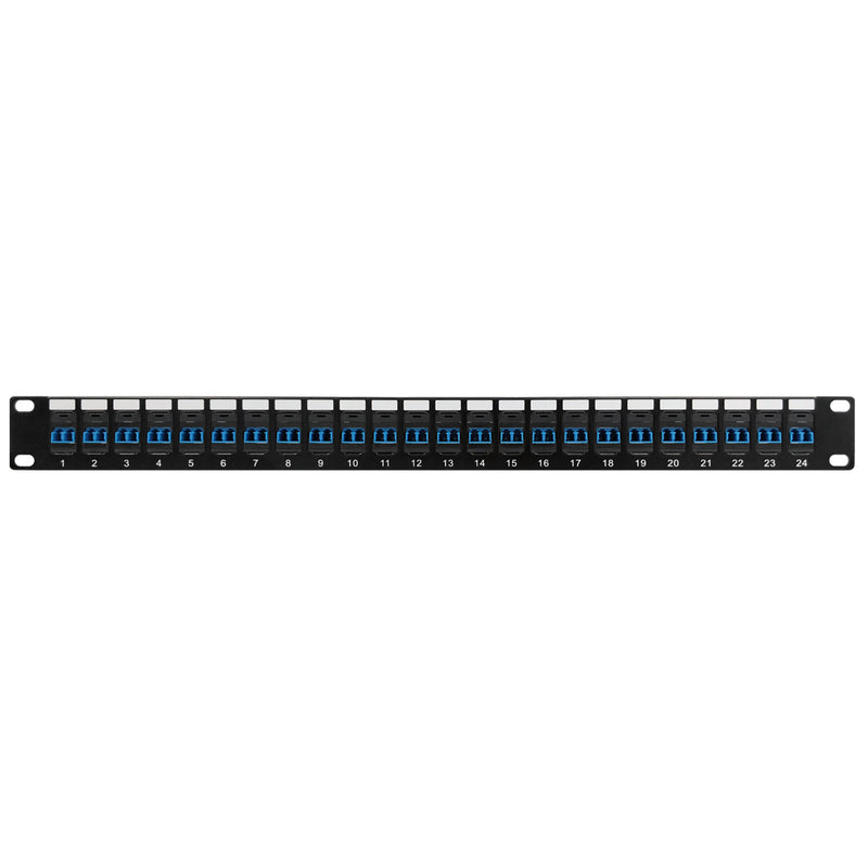 Lc/lc Panel 24 Port LC/LC Singlemode 9u Duplex Patch Panel - 19