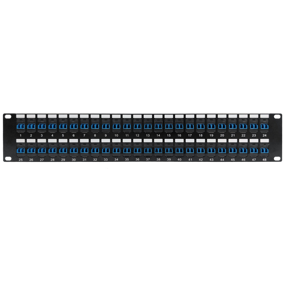 Lc Patch Panel Insert 48 Port LC/LC Singlemode 9u Duplex Patch Panel - 19