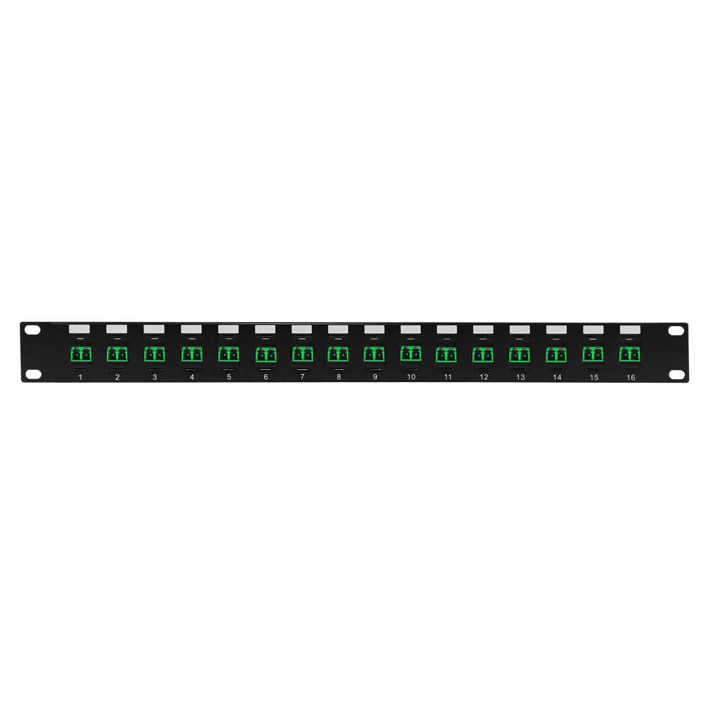 16 Port LC/LC APC Singlemode 9u Duplex Patch Panel - 19