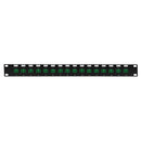 16 Port LC/LC APC Singlemode 9u Duplex Patch Panel - 19" Rackmount 1U