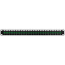 24 Port LC/LC APC Singlemode 9u Duplex Patch Panel - 19" Rackmount 1U