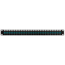24 Port LC/LC Multimode 50u OM3/4 Duplex Patch Panel - 19" Rackmount 1U