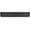 48 Port LC/LC Multimode 50u OM3/4 Duplex Patch Panel - 19" Rackmount 2U