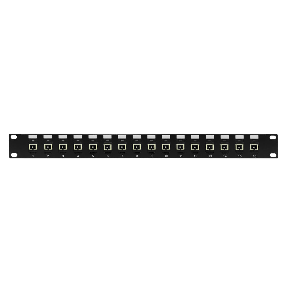 16 Port SC/SC Multimode 62.5u Simplex Patch Panel - 19