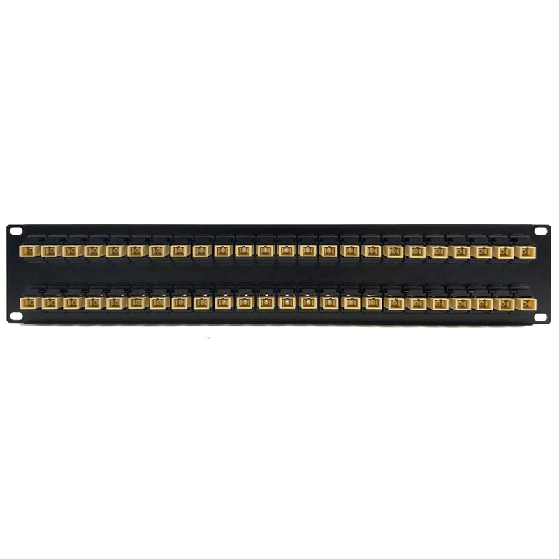 48 Port SC/SC Multimode 62.5u Simplex Patch Panel - 19" Rackmount 2U