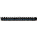 16 Port SC/SC Singlemode 9u Simplex Patch Panel - 19" Rackmount 1U