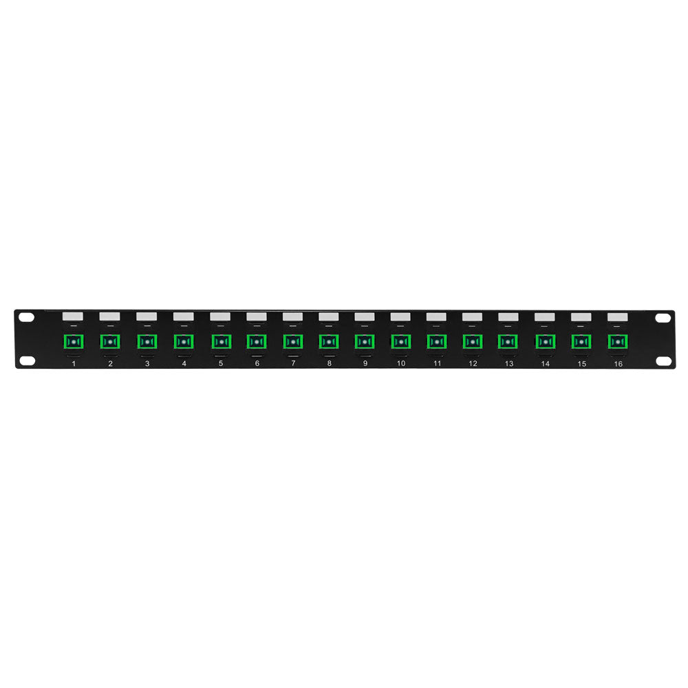 16 Port SC/SC APC Singlemode 9u Simplex Patch Panel - 19