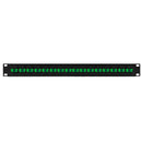 16 Port SC/SC APC Singlemode 9u Simplex Patch Panel - 19" Rackmount 1U