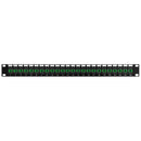 24 Port SC/SC APC Singlemode 9u Simplex Patch Panel - 19" Rackmount 1U