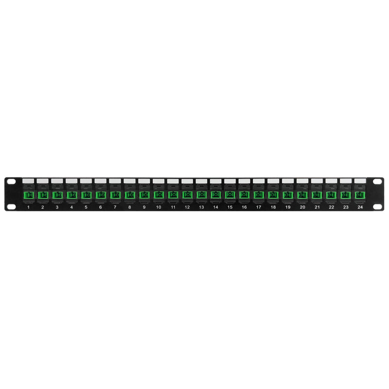 24 Port SC/SC APC Singlemode 9u Simplex Patch Panel - 19