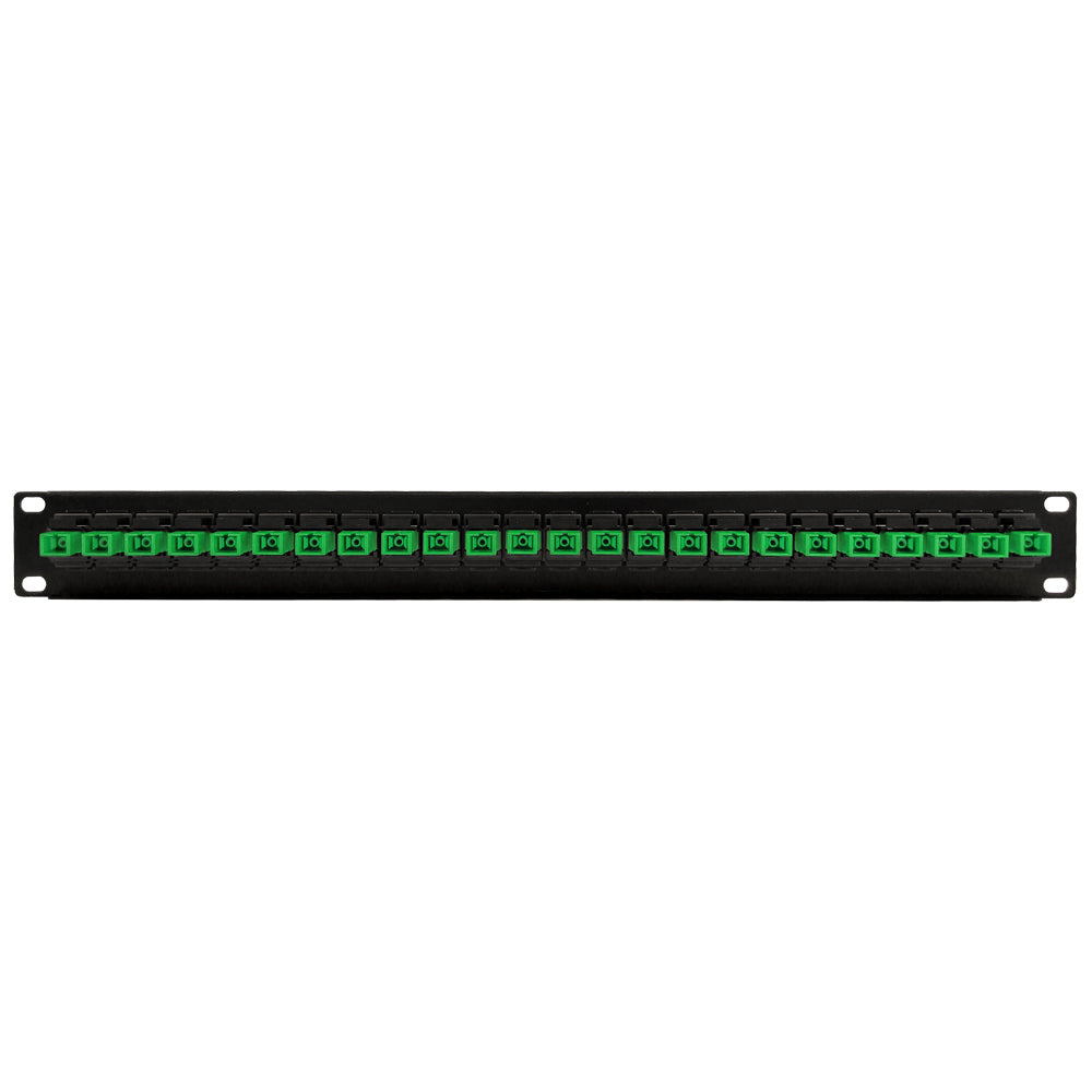 24 Port SC/SC APC Singlemode 9u Simplex Patch Panel - 19