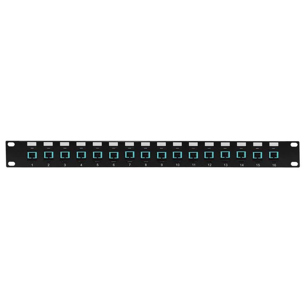 16 Port SC/SC Multimode 50u OM3/4 Simplex Patch Panel - 19