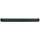 24 Port SC/SC Multimode 50u OM3/4 Simplex Patch Panel - 19" Rackmount 1U