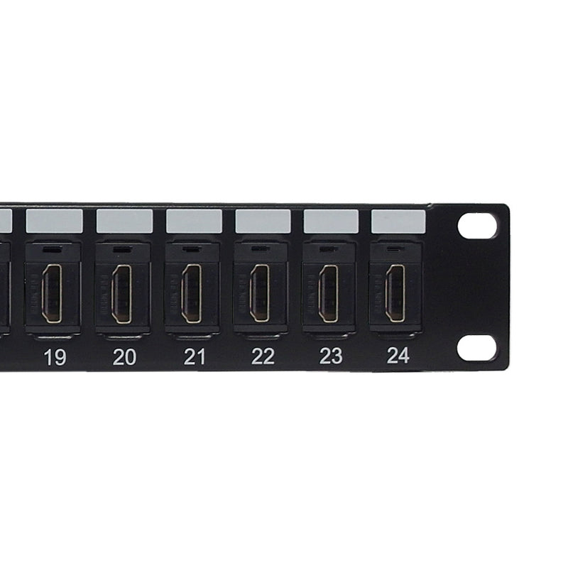 24Port HDMI patch panel, 19 inch rackmount 1U