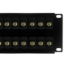48-port F-Type Patch Panel, 19 inch Rackmount 1U