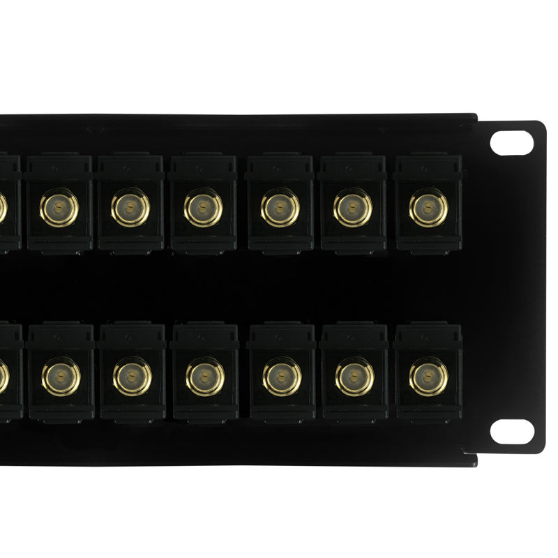 48-port F-Type Patch Panel, 19 inch Rackmount 1U