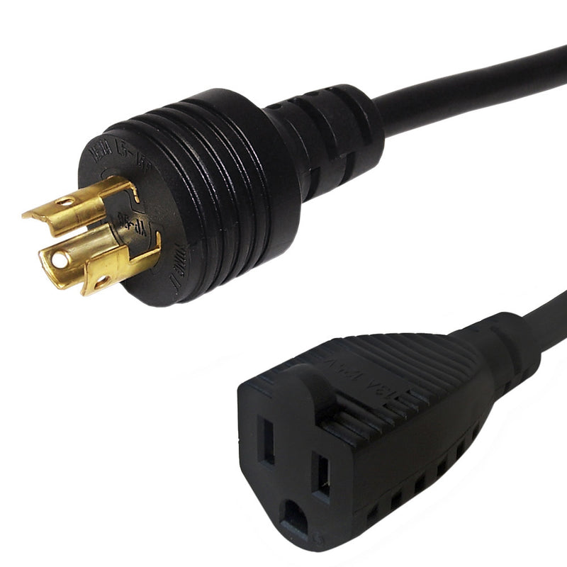 L5-15P to NEMA 5-15R Power Cable - SJT