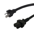 NEMA 6-20P to IEC C15 Power Cable - 14AWG - SJT Jacket