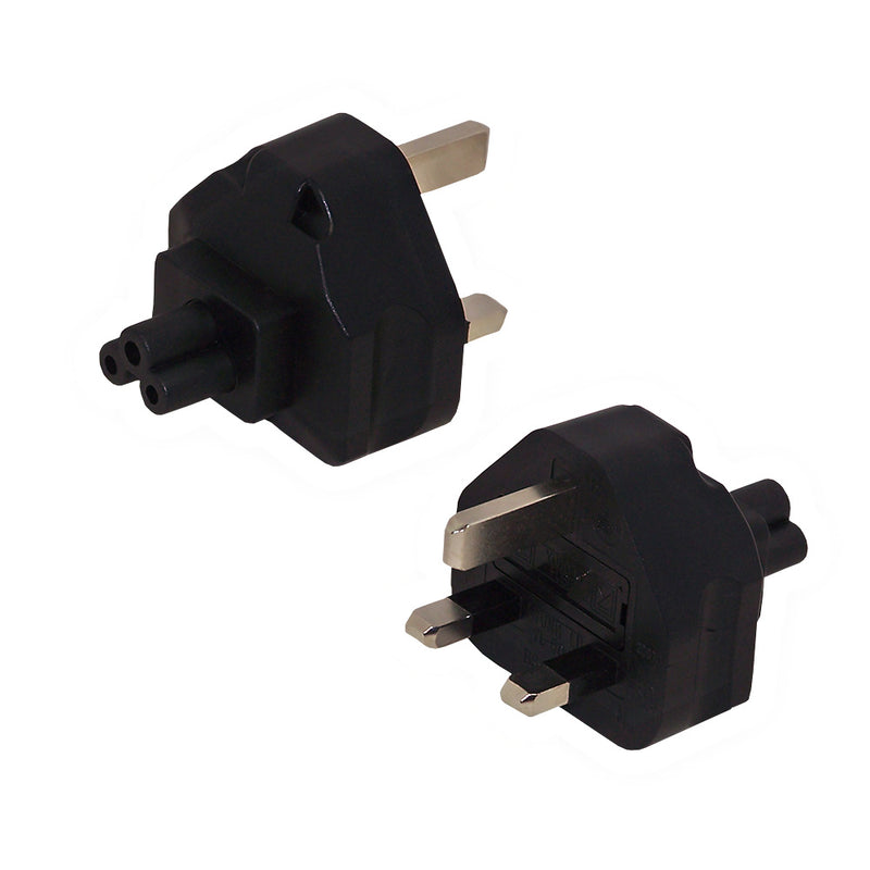 BS1363 UK Male to C5 Power Adapter