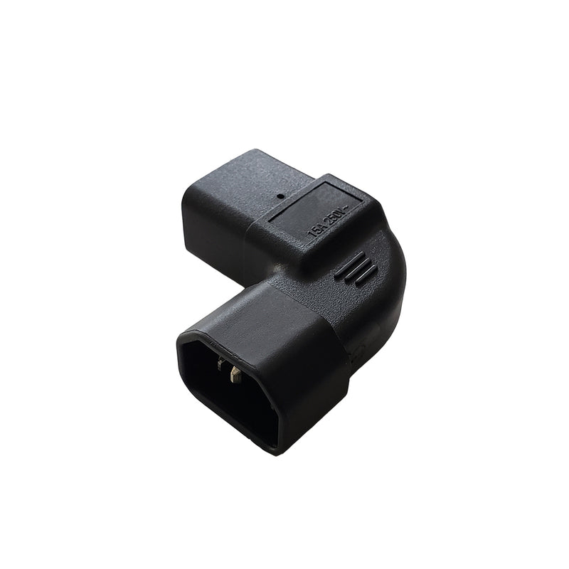 C14 to C19 Right Angle Power Adapter