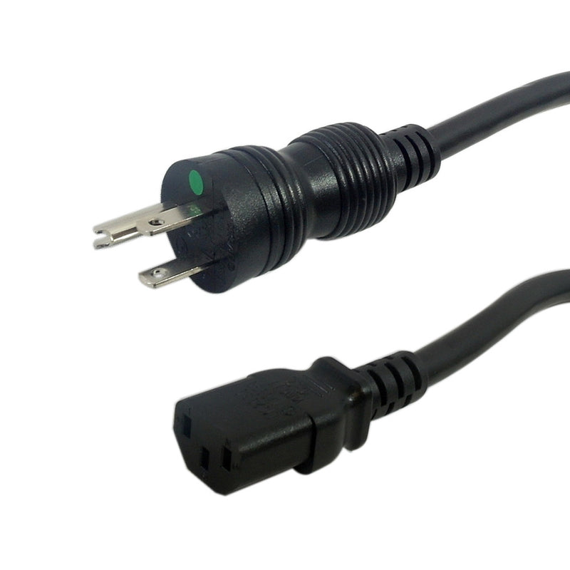 Hospital Grade 5-15P to C13 Power Cable - SJT