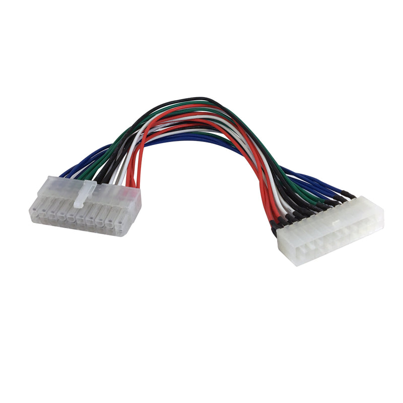 9 inch ATX 20 pin Plug to ATX 20 pin Receptacle Internal PC Power Cabl