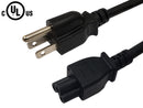 5-15P to C5 (Three Prong) Power Cable - SJT Jacket