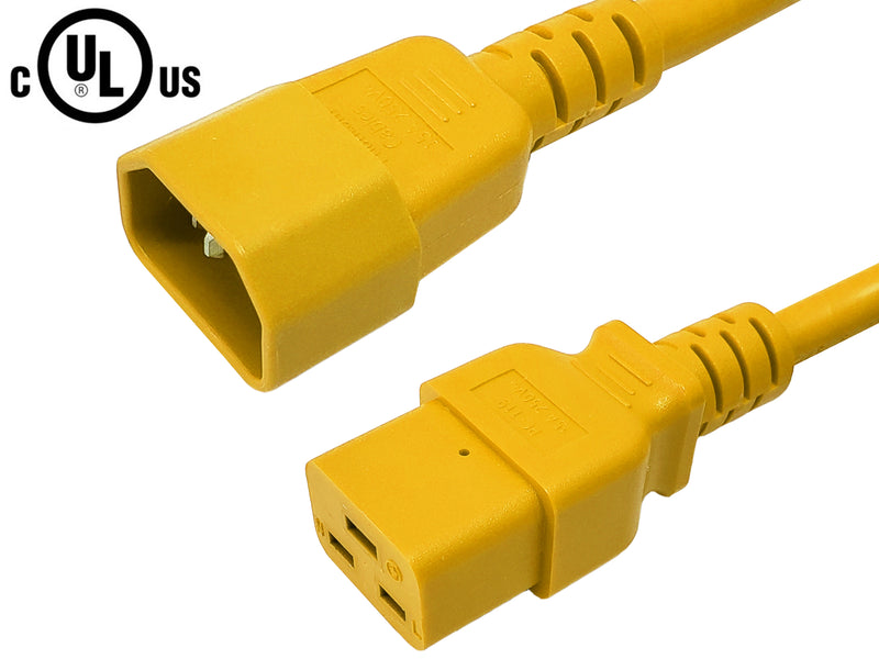 C14 to IEC C19 Power Cable - SJT