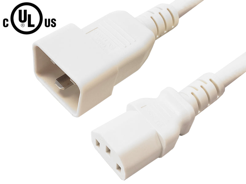 C13 to IEC C20 Power Cable - SJT