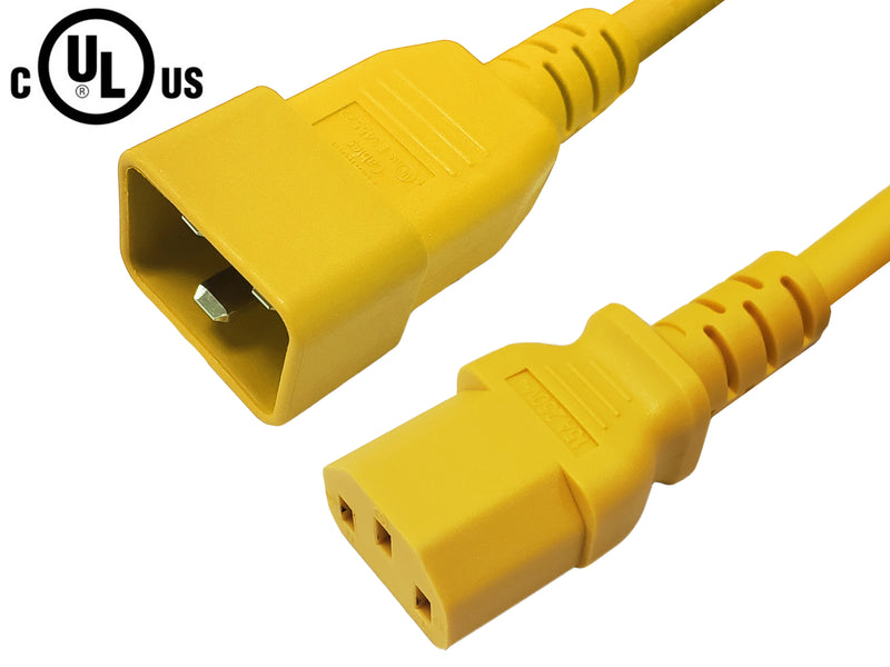 C13 to IEC C20 Power Cable - SJT