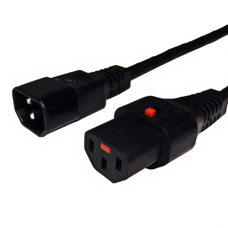 Locking C13 to C14 Power Cable - SJT