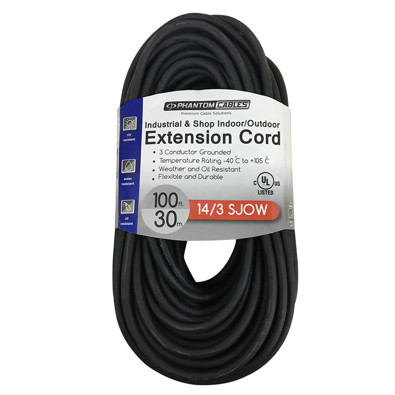 Industrial & Shop Indoor/Outdoor Extension Cord 5-15P to 5-15R - SJOW