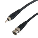 Molded RG59 RCA Male to BNC Male Cable