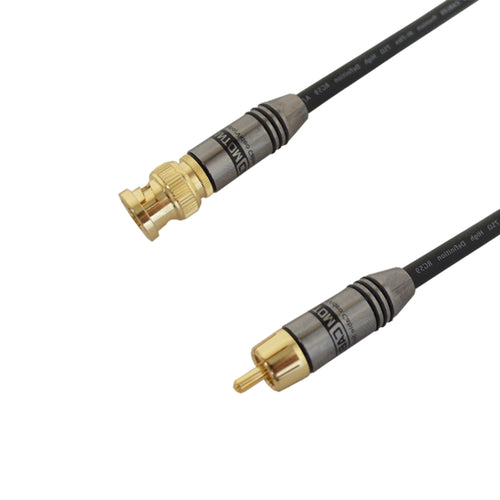Premium Phantom Cables Single RCA Male to 2x RCA Female Audio Cable FT
