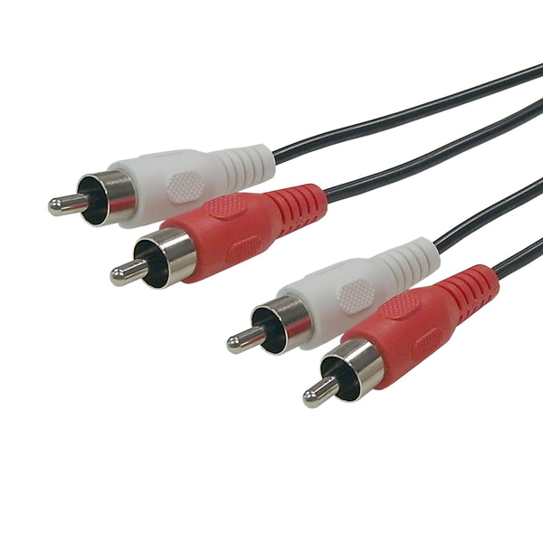 6in Stereo Audio Cable 3.5mm to 2x RCA - Cables y Adaptadores de