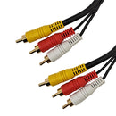 Composite RCA & Left/Right Channel RCA Audio Cable
