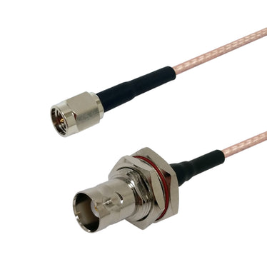 1m Koaxialkabel RG316 mit BNC-Stecker auf Stecker für Feeder-Einsatz