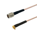 Premium Phantom Cables RG316 SMA Male to MMCX Male Right Angle Cable