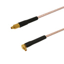 Premium Phantom Cables RG316 MMCX Male to MMCX Male Right Angle Cable