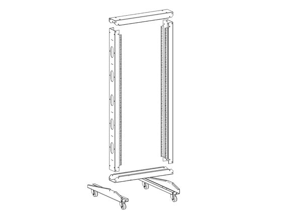 Relay Rack 29U 56 inch - Knock Down Style