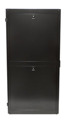 42U Server Cabinet with Fan Tray, Black (78.6 inch H x 23.6 inch W x 43.4 inch D)