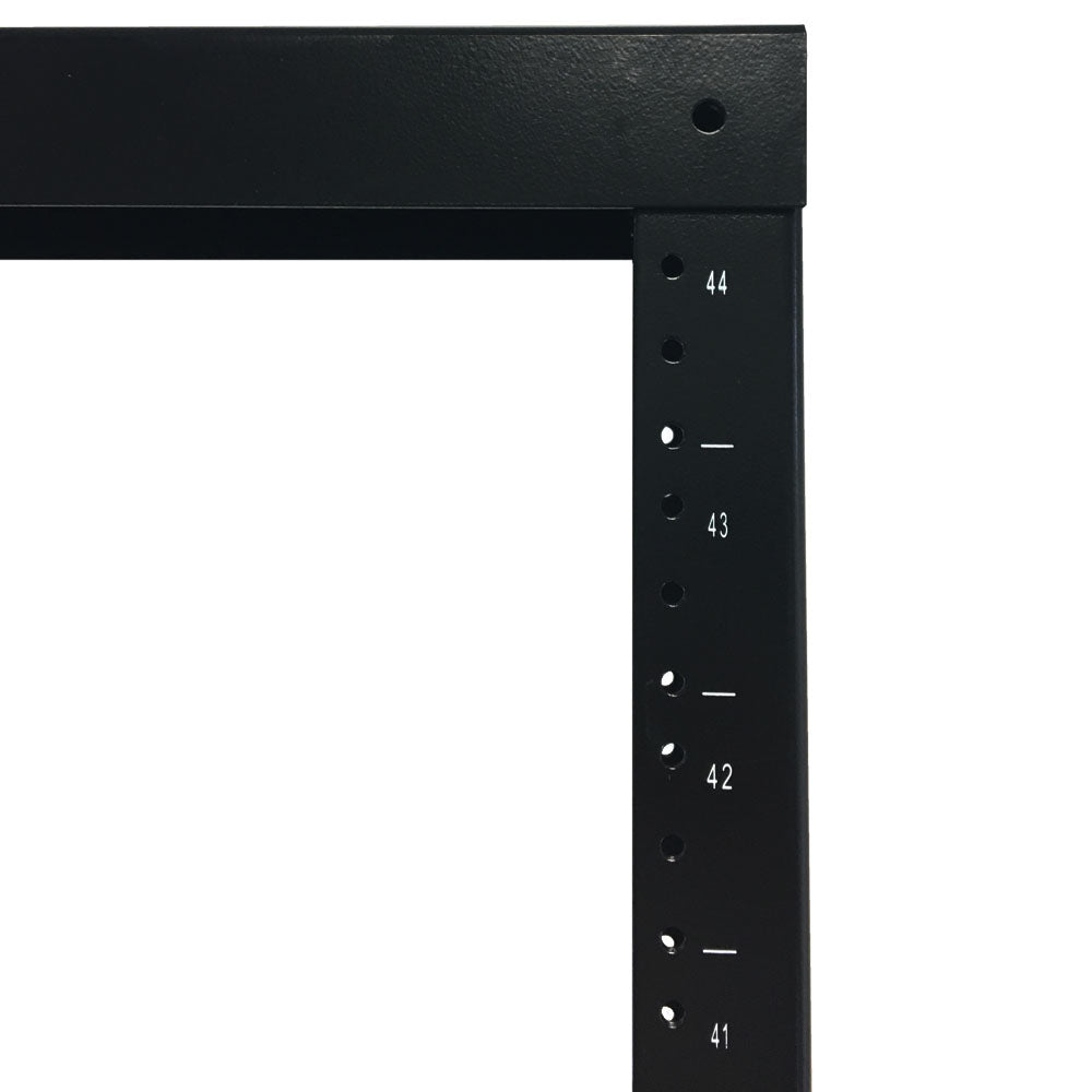 19 Grounded Relay Rack 2-Post Relay Rack - 19 inch 44U, 10-32 Tapped Rails