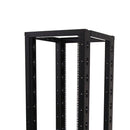 Four Post Relay Rack - 19 inch 42U, Square hole, Depth 23-36 inch