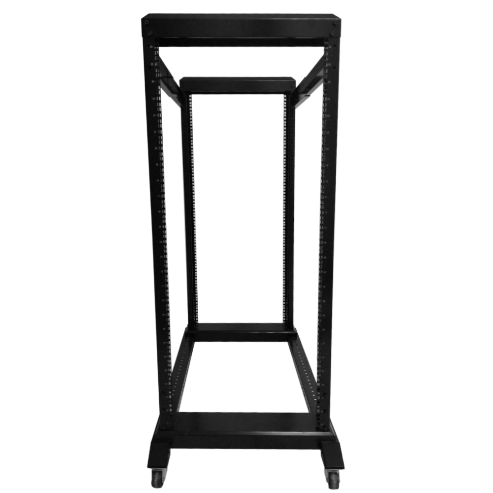 Four Post Relay Rack - 19 inch 26U, Square hole, Depth 24-36 inch