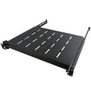 19 inch 4-Post Sliding Vented Shelf - 13.75 inch Depth - 1U